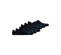 STANCE Unisex Sneakersocken 6er Pack - Icon No Show, Logo, Basic Dunkelblau 35-37