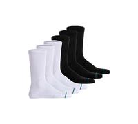 Sneakersocken STANCE "Socken Icon Socken 6er Pack", Herren, Gr. 35-37, bunt (schwarz, weiß), Obermaterial: 76% Baumwolle CO. 19% Polyester PES. 3% Nylon NY. 2% Elasthan EL., Socken Sneakersocken (1493