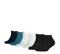 Sneakersocken TOMMY HILFIGER "TH CHILDREN SNEAKER 6P ECOM", Mädchen, Gr. 31-34, schwarz-weiß (schwarz, weiß), Baumwollmischung, normal, Socken Sneakersocken, Mit kleinem Rippenbündchen (11812461-31) s