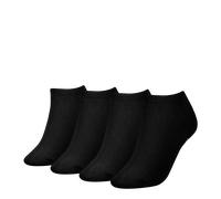 TOMMY HILFIGER Damen Socken, 4er Pack - Woman's Sneaker, ECOM Schwarz 35-38