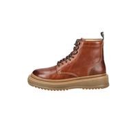 Schnürstiefelette SNEAKY STEVE "Sneaky Steve Stiefelette Leder", Herren, Gr. 43, braun (cognac), Leder, casual, Schuhe (18043925-43) cognac