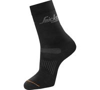 Snickers 9213 AllroundWork Wollsocken 2-Pack schwarz | Grau 45/48