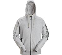 Snickers Arbeitspullover Logo Hoodie mit Reißverschluss Grau-S