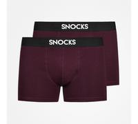 SNOCKS - Boxershorts mit Logo red - Gr. - XL