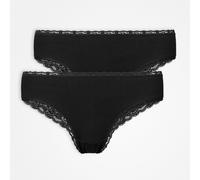 SNOCKS - Brazilian Slip Lace black - Gr. - S