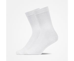 SNOCKS Crew Socks Uni, 2pcs White, 39-42