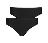 Snocks Hipster-Panty im 2er-Pack Damen schwarz, XS