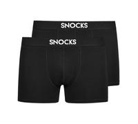 SNOCKS Herren Boxershorts aus Bio-Baumwolle 2er Pack 2 Stk.