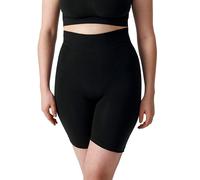 Snocks Shaping Shorts - Shapewear Damen figurformend mit mittlerer Kompression, hoher Bund, unsichtbar - Gr. L - Bauchweg Hose, Miederhose - Schwarz