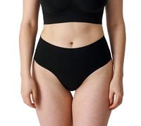 Snocks Shaping Tanga - Shapewear Damen mit mittlerer Kompression, atmungsaktiv, elastisch - Gr. XL - Bauchweg Unterhose, Miederhose - Schwarz