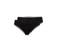 Snocks Tanga im 2er-Pack Damen schwarz, XS