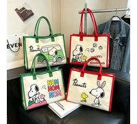 Snoopy Auswahl an Umhängetaschen, Cartoon-Charakter bedruckte lässige Schultertaschen, leichte tragbare Mode-Messenger-Geldbörsen, multifunktionale Ta