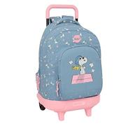 Safta Snoopy 33l 33x45x22 Cm Wheeled Backpack Blau Kinder