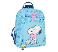 Safta Mini Snoopy Love 9.75l 27x33x10 Cm Backpack Blau Kinder