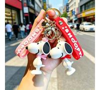 Snoopy Peanuts Hund Schlüsselanhänger süßer Taschenanhänger japanischer Stil Mini-Anhänger ästhetisches Accessoire für Handtaschen Rucksäcke Autoschlü