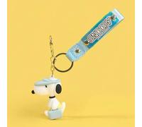 Snoopy Sommerreise Blau 3D Charm - PVC süßes Snoopy Design, vielseitiger Schlüsselanhänger & Taschenzubehör kreative Verzierung (1 Stück)