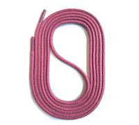 SNORS runde Schnürsenkel GEWACHST PINK 75cm Ø3mm - Baumwolle, Rundsenkel für Business Anzug- und Lederschuhe, edle Schuhbänder reißfest