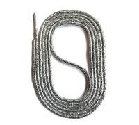 SNORS runde Schnürsenkel SILBER 90cm Ø3mm - stabil, reißfest, waschbar, robuste Schuhbänder für Sneaker Sport- und Laufschuhe Halbschuhe