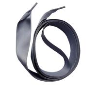 SNORS SATIN Schnürsenkel flach GRAU 130cm 16mm - reißfest, zugstabil, waschbar, glänzend, edel, Sneaker, Kinderschuhe, Damenschuhe Schuhband Band