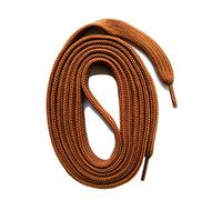 SNORS SCHNÜRSENKEL flach BRAUN 150cm, reißfest, Made in Germany, universelle Flachsenkel aus Polyester für Sportschuhe Sneaker Turnschuhe und Laufschuhe - ÖkoTex, 6mm breit