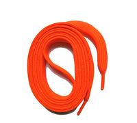 SNORS SCHNÜRSENKEL flach NEON ROT 90cm, reißfest, Made in Germany, universelle Flachsenkel aus Polyester für Sportschuhe Sneaker Turnschuhe und Kinderschuhe - ÖkoTex, 6mm breit