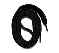 SNORS SCHNÜRSENKEL flach SCHWARZ 180cm, reißfest, Made in Germany, universelle Flachsenkel aus Polyester für Sportschuhe Sneaker Turnschuhe und Stiefel - ÖkoTex, 6mm breit