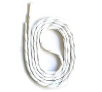 SNORS Schnürsenkel rund WEIß HELLGRAU 180cm Ø5mm, Sicherheitssenkel für Arbeitsschuhe, Wanderschuhe, Stiefel - sehr reißfest, waschbar, Schuhband