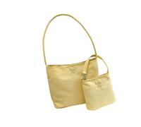 Snorvixre 2er Pack moderne Unisex Umhängesäcke, glattes Polyamid Gewebe, mehrere Funktionspläne, veränderbarer Gürtel, dichte Aufbewahrung, tägliche Reise, wasserabweisend, Pendler Handtasche