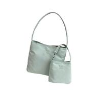 Snorvixre 2er Pack moderne Unisex Umhängesäcke, glattes Polyamid Gewebe, mehrere Funktionspläne, veränderbarer Gürtel, dichte Aufbewahrung, tägliche Reise, wasserabweisend, Pendler Handtasche