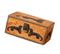 Snorvixre Elegante Holz Schmuckschatulle Tragbare Organizer Mit Nicht Anlaufendem Schutz Präsentationsbox Für Halskette Armband Ringe Schmuck Aufbewahrungsbox