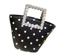 Snorvixre Moderne Handtasche mit Steinakzent, veränderbarer Gürtel, glatter Seidenstoff, eleganter Partner für Partyreisen, Folkdance Point Seidengeldbörse