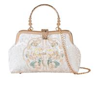 Snorvixre Praktische Umhängetasche traditionellen chinesischen Stil, bestickte Schultertasche für Damen, Abendtaschen für Hochzeit, täglichen Gebrauch, Qipao