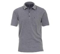 CASAMODA Herren Polo-Shirt unifarben Brusttasche, 105 Blau, L