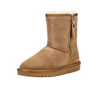 Stiefelette ARA "Ara Stiefelette Veloursleder/Textil", Damen, Gr. 38, braun (hellbraun), Veloursleder, Textil, casual, Schuhe (91019069-38) hellbraun