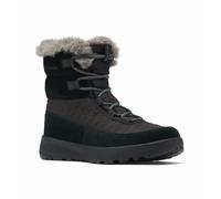 Snowboots COLUMBIA "SLOPESIDE™ PEAK LUXE", Damen, Gr. 37, schwarz (schwarz, graphite), Leder, Synthetik, Schuhe Snowboots, gefüttert (19188807-37) schwarz, graphite