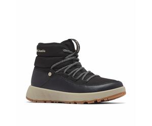 Snowboots COLUMBIA "SLOPESIDE™ VILLAGE OMNI-HEAT™ MID", Damen, Gr. 40, schwarz (schwarz, silber sage), Leder, Textil, Schuhe Snowboots, gefüttert (69286667-40) schwarz, silber sage