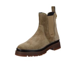 Snowboots GANT "Gant Stiefel Veloursleder/Textil", Damen, Gr. 41, braun, Textil, Veloursleder, Schuhe Snowboots (61351841-41) braun