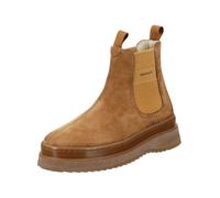 Snowboots GANT "Gant Stiefel Veloursleder/Textil", Damen, Gr. 41, grau (sand), Textil, Veloursleder, Schuhe Snowboots (97258654-41) sand