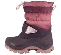Snowboots LURCHI "Fanty 1", Mädchen, Gr. 34, lila (beere, rosa), Synthetik, Textil, Schuhe Snowboots, Winterboots mit Kontrastbesatz, Größenschablone zum Download (32875531-34) beere, rosa