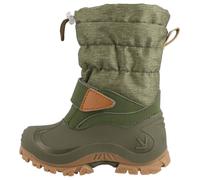 Snowboots LURCHI "Finn", Mädchen, Gr. 25, grün (olivgrün), Synthetik, Textil, Schuhe Snowboots, Winterboots mit Schurwolle, Größenschablone zum Download (46200530-25) olivgrün