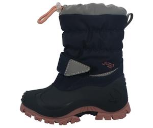 Snowboots LURCHI "Flipp", Mädchen, Gr. 34, blau (navy), Synthetik, Textil, Schuhe Snowboots, Snowboots, Reflektoren am Klett, Größenschablone zum Download (61632161-34) navy