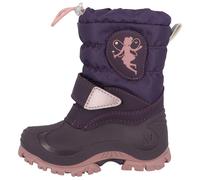 Snowboots LURCHI "Flix, Blinkschuh", Mädchen, Gr. 28, lila, Synthetik, Textil, Schuhe Snowboots, Winterstiefel mit Feen-Aufnäher, Größenschablone zum Download (88605838-28) lila