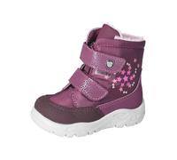 Snowboots PEPINO "Pepino Stiefelette Lederimitat", Mädchen, Gr. 25, pink (merlot), Lederimitat, Schuhe Snowboots (42523236-25) merlot
