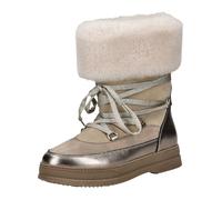 Peter Kaiser Winter Stiefel Boots grau sand Lammfell 76231 - Größe 39