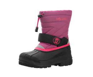 Snowboots TROLLKIDS "KIDS TELEMARK WINTER BOOTS PRO", Mädchen, Gr. 38, lila (plum, magenta), Synthetik, mehrfarbig, Schuhe Snowboots, für Kinder und Jugendliche, mit Gummilaufsohle (54556149-38) plum,
