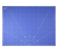Snyderline Schneidematte A0 selbstheilend, 90x120cm, blau/sw 5-lagig / 3 mm | Schneidunterlage beidseitig bedruckt, Cutting Mat schnittfest mit cm-/Inch-Raster. Für Nähen, Modellbau, Basteln & Cutter