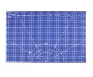 Snyderline Schneidematte A1 60x90cm, 5-lagig = 3 mm, blau/sw selbstheilend | Schneidunterlage beidseitig bedruckt, Cutting Mat schnittfest mit cm-/Inch-Raster. Für Nähen, Modellbau, Basteln & Cutter