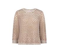 so cosy - Kurzer Strickpullover braun - Gr. - 48