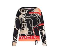 so cosy - Langarmshirt rot/schwarz - Gr. - 40