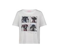 so cosy - T-Shirt mit Foto-Print weiß - Gr. - 38